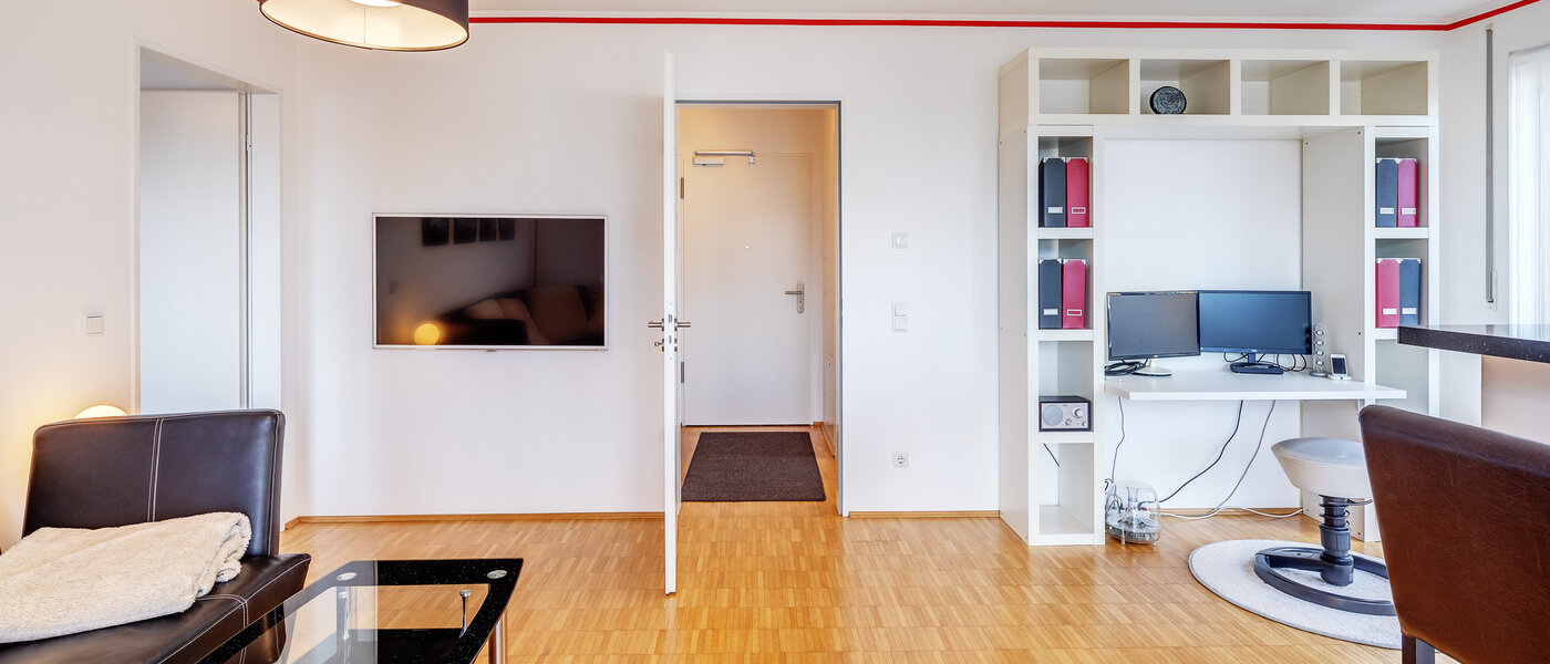 appartement avec terrasse sur le toit München Schwabing-West 03 pièce à vivre 7226