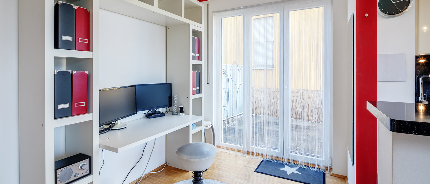 appartement avec terrasse sur le toit München Schwabing-West 01 place de travail 7226