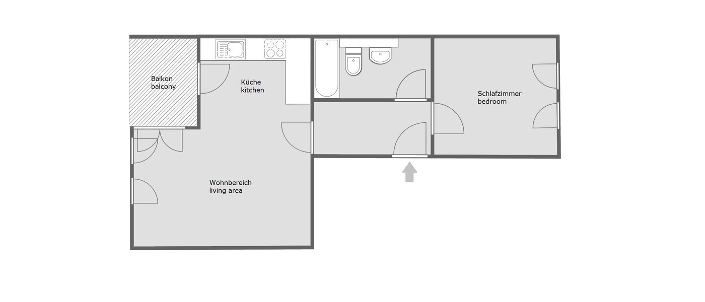 appartement München Moosach 01 plan d'étage 7228