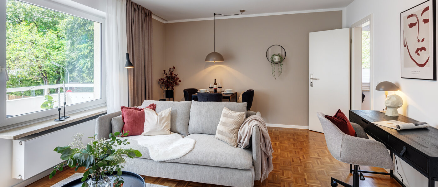 appartement München Milbertshofen 01 pièce à vivre 7233