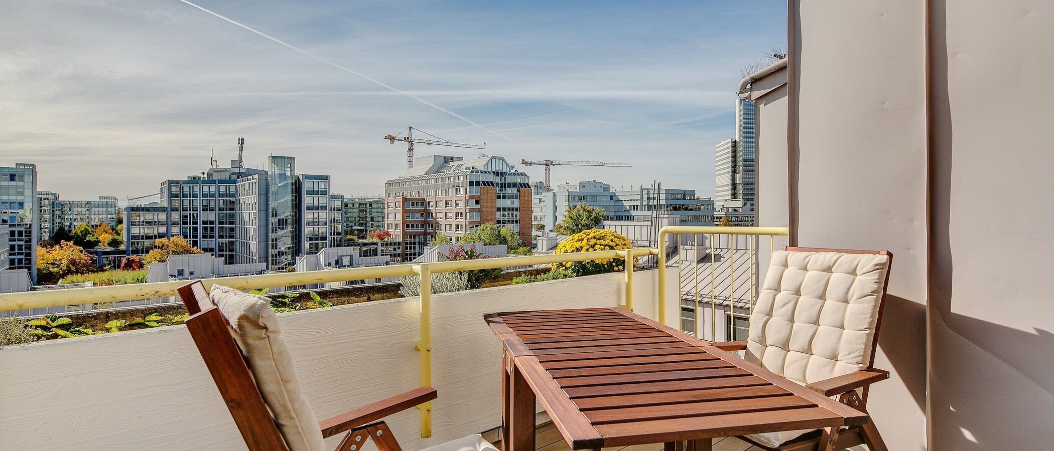 appartement avec terrasse sur le toit München Arabellapark 03 terrasse 7279