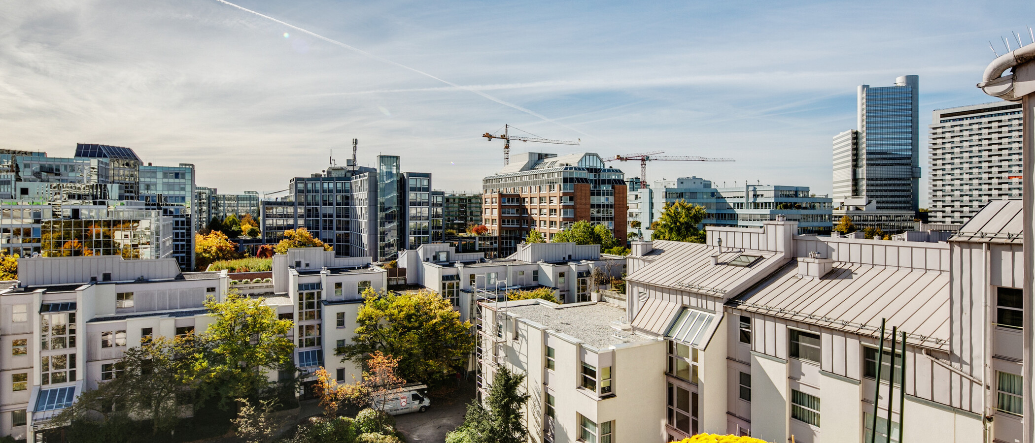 appartement avec terrasse sur le toit München Arabellapark 02 vue 7279