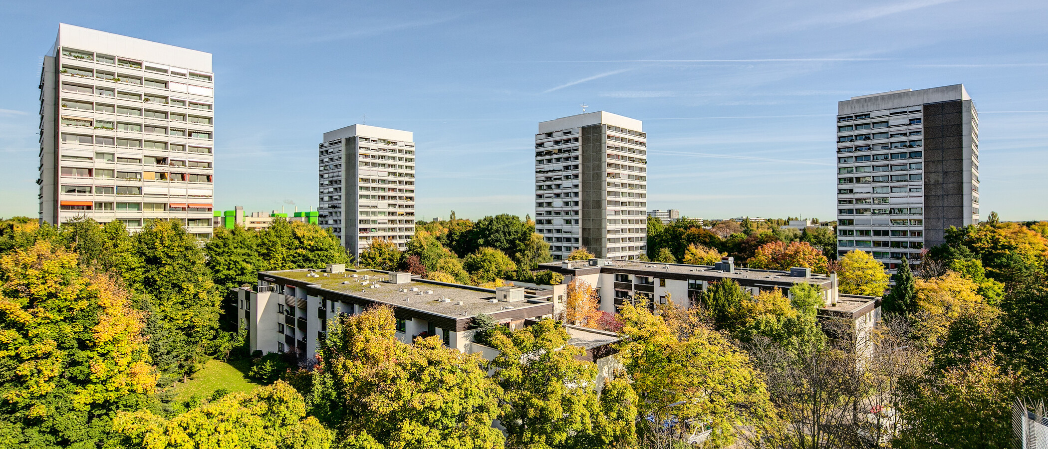 appartement avec terrasse sur le toit München Arabellapark 04 vue 7279