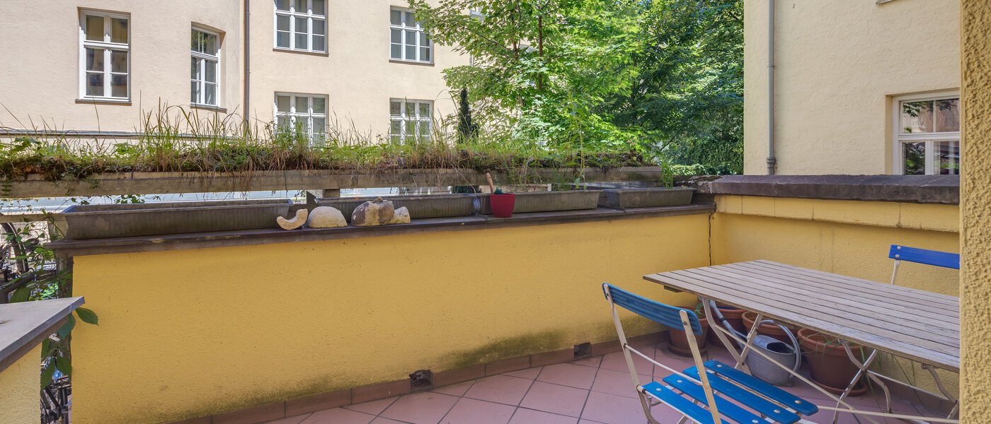 appartement München Schwabing-West 01 terrasse 7299