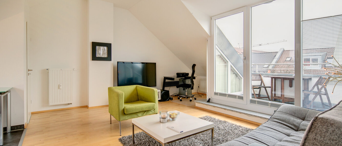 appartement avec terrasse sur le toit München Untermenzing 02 salon 7372