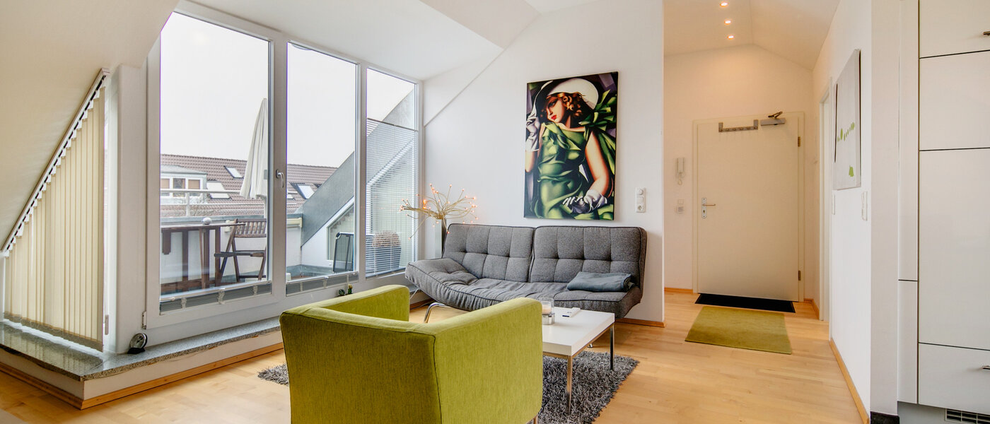 appartement avec terrasse sur le toit München Untermenzing 05 salon 7372