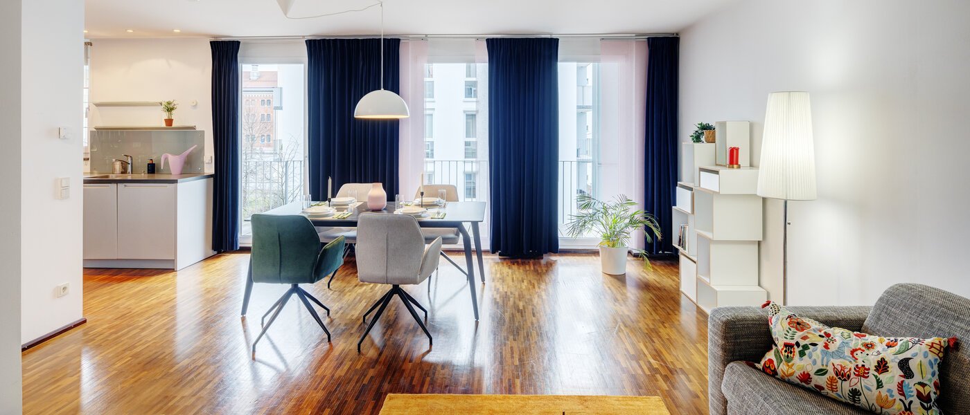 appartement München Schwanthalerhöhe 02 salle de séjour 7378