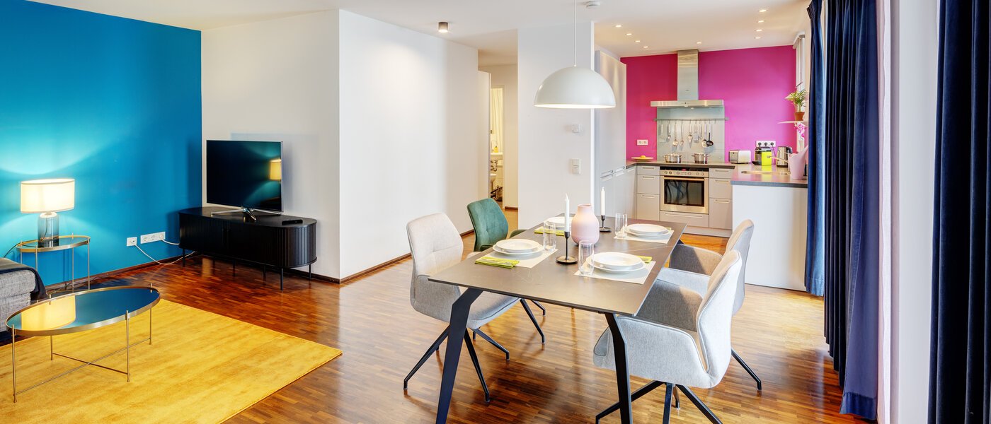 appartement München Schwanthalerhöhe 03 salle de séjour 7378