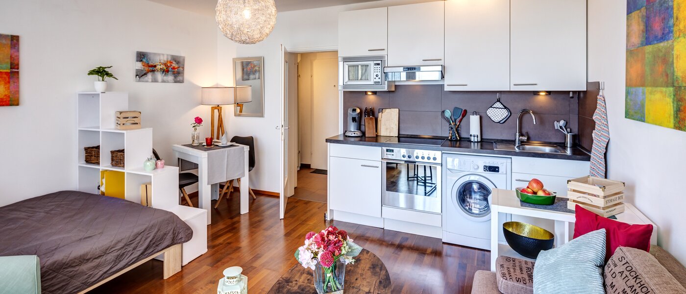 appartement München Moosach 02 pièce à vivre 7399