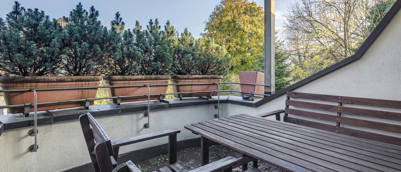 appartement style maisonnette München Fasanerie 01 terrasse 7475