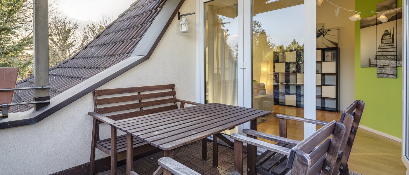 appartement style maisonnette München Fasanerie 02 terrasse 7475