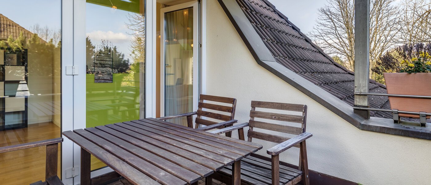 appartement style maisonnette München Fasanerie 03 terrasse 7475