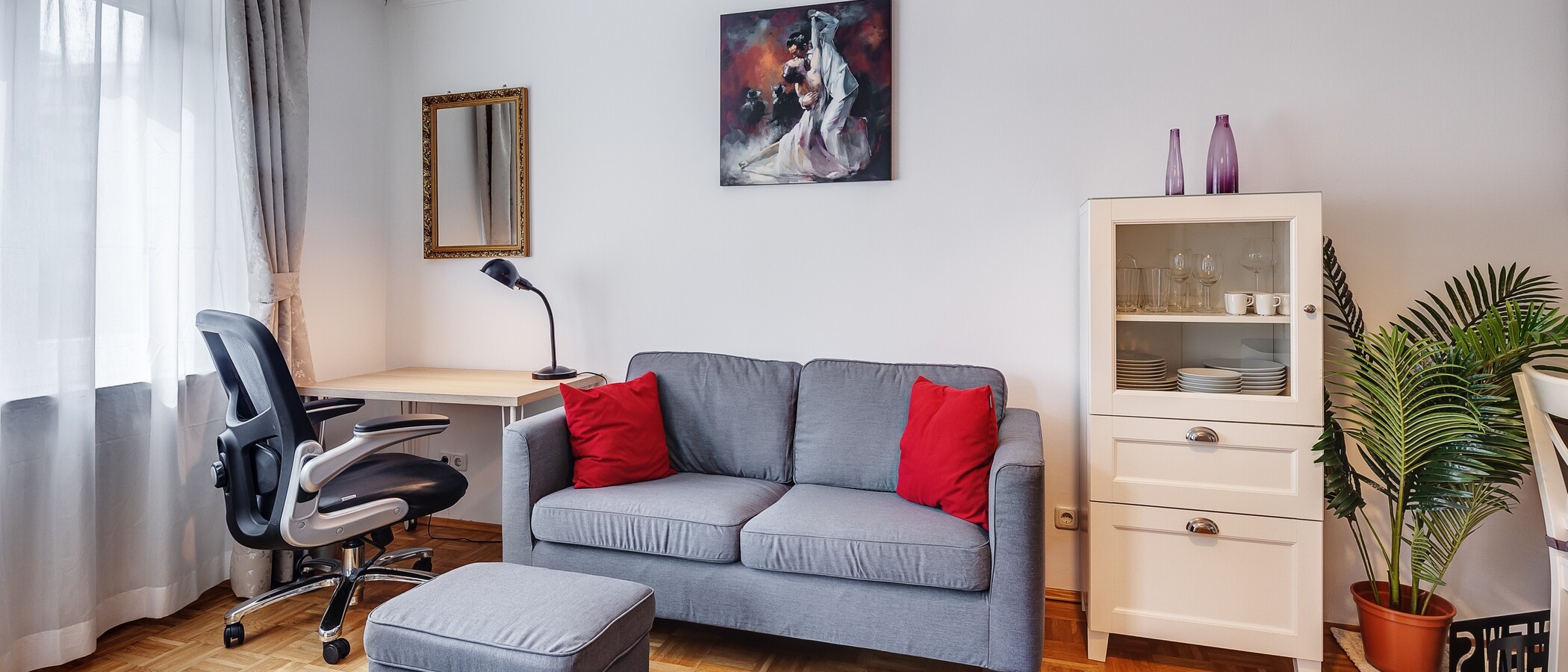 appartement München Ludwigsvorstadt 01 pièce à vivre 7480