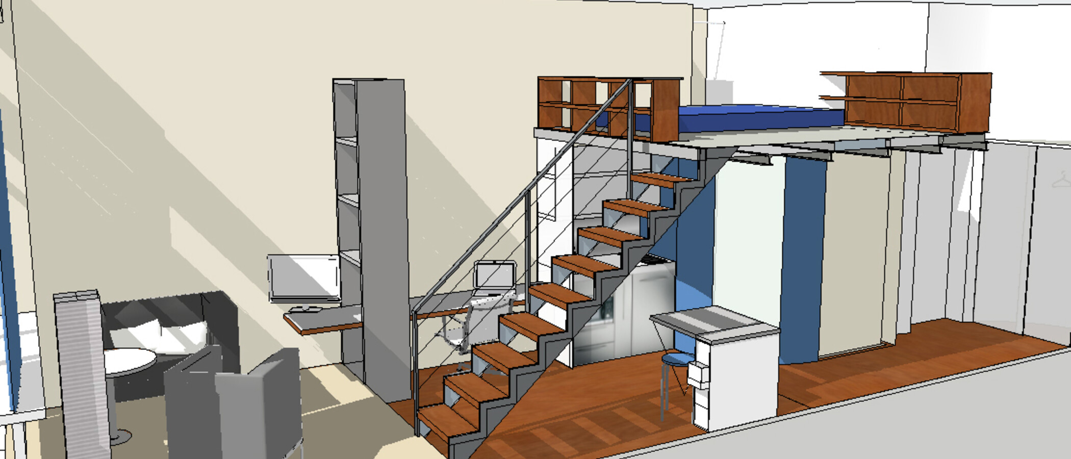 appartement München Parkstadt Bogenhausen 01 plan d'étage 7491