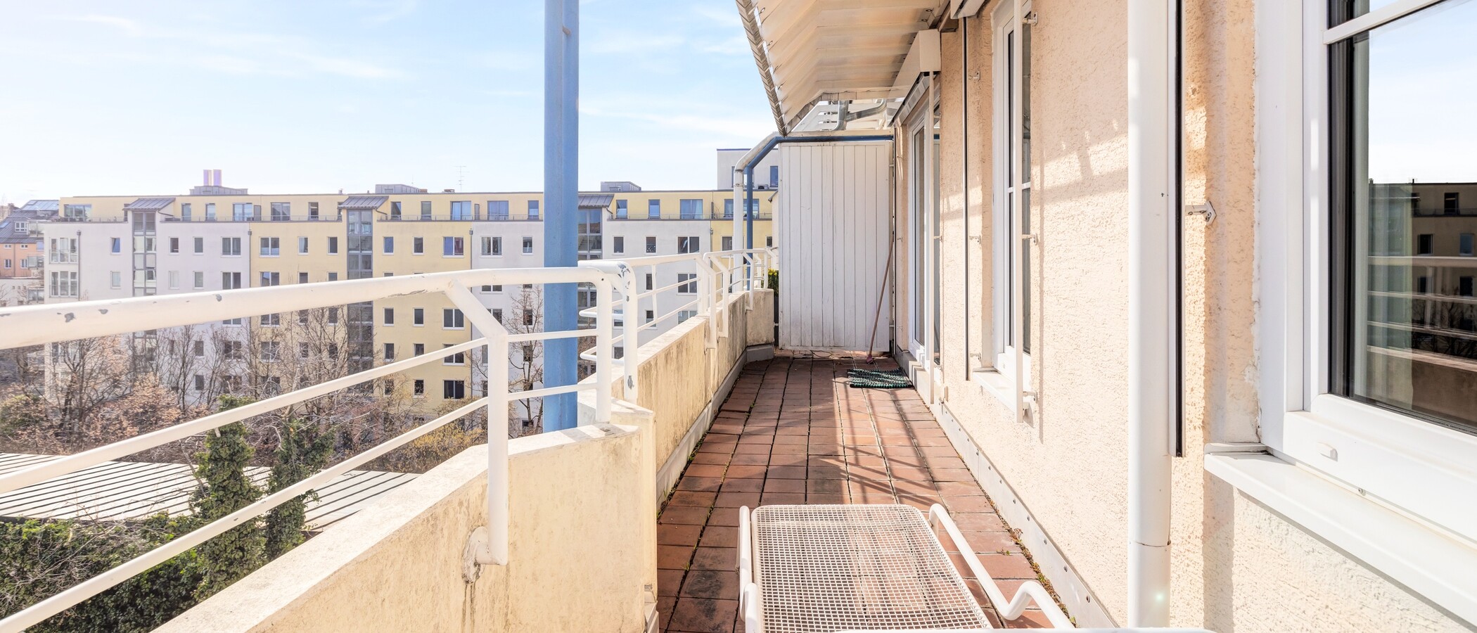 appartement München Maxvorstadt 02 terrasse sur le toit 7492