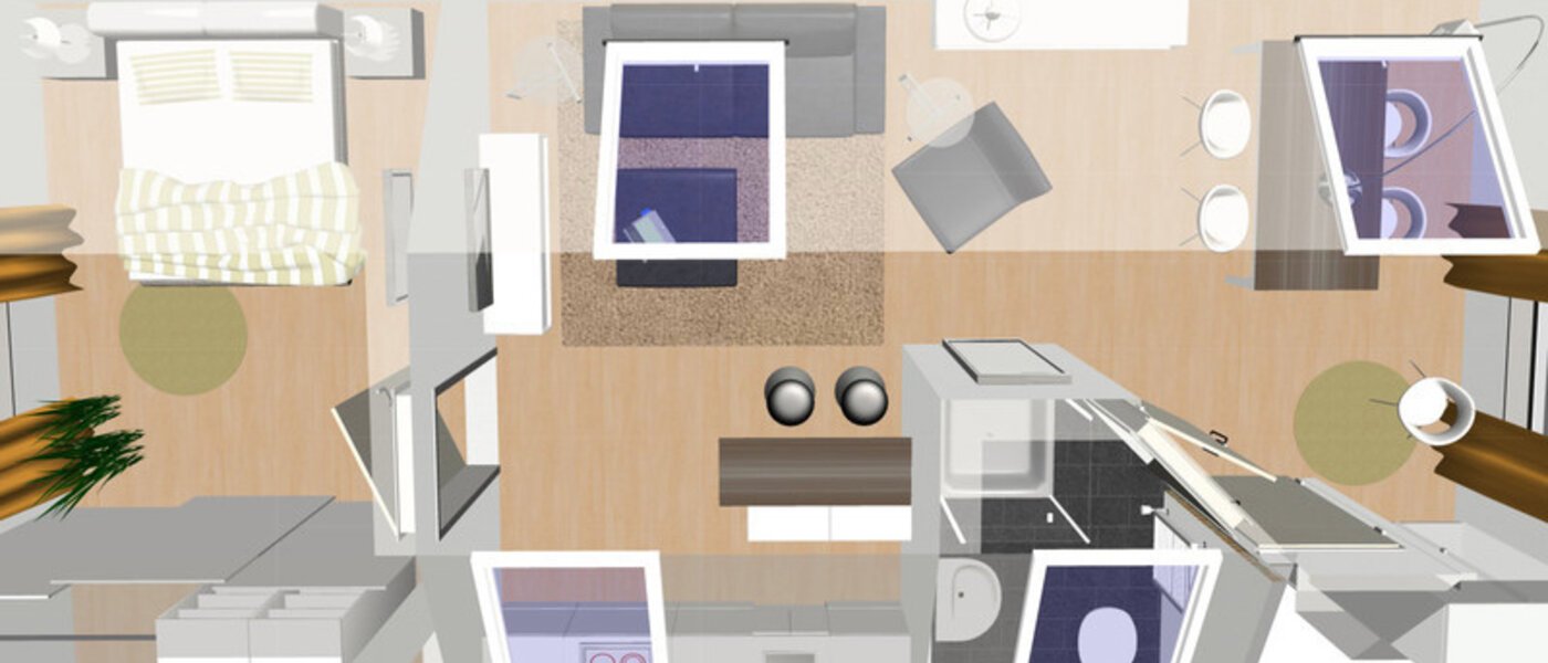 appartement sous les toits München Trudering 01 plan d'étage 7503