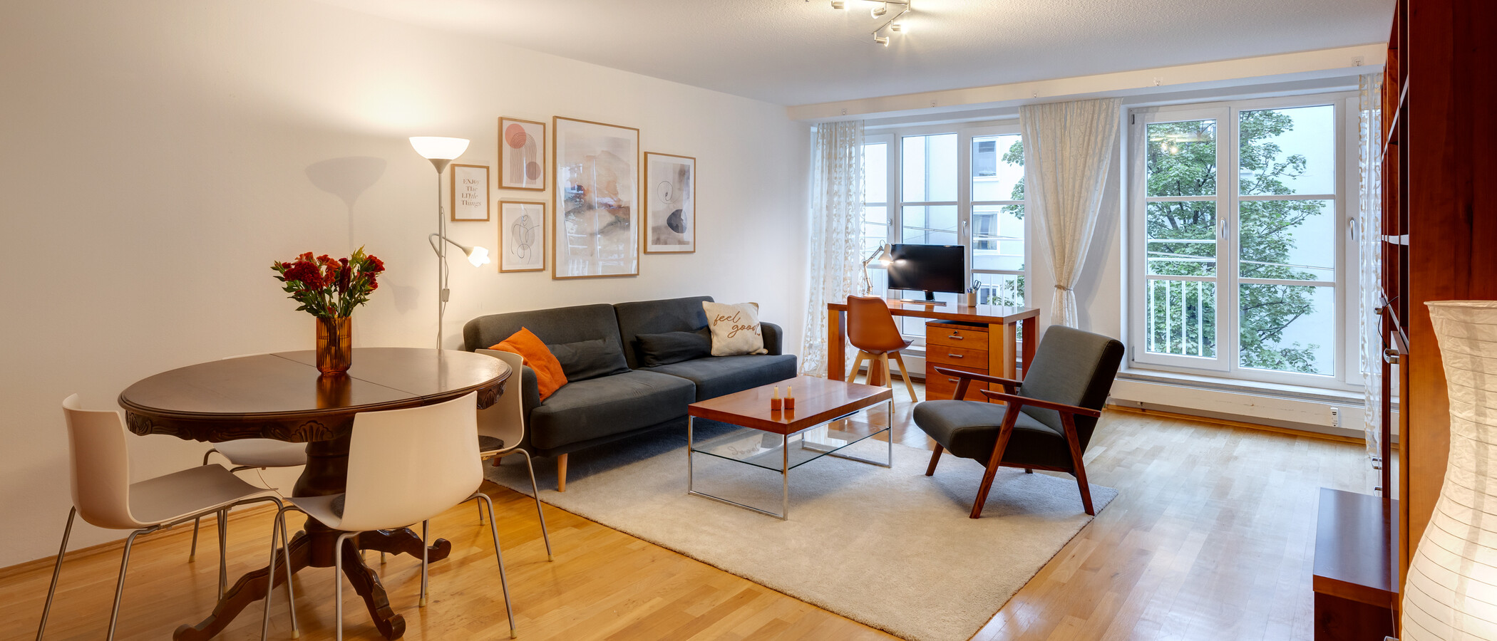 appartement München Maxvorstadt 01 pièce à vivre 7548