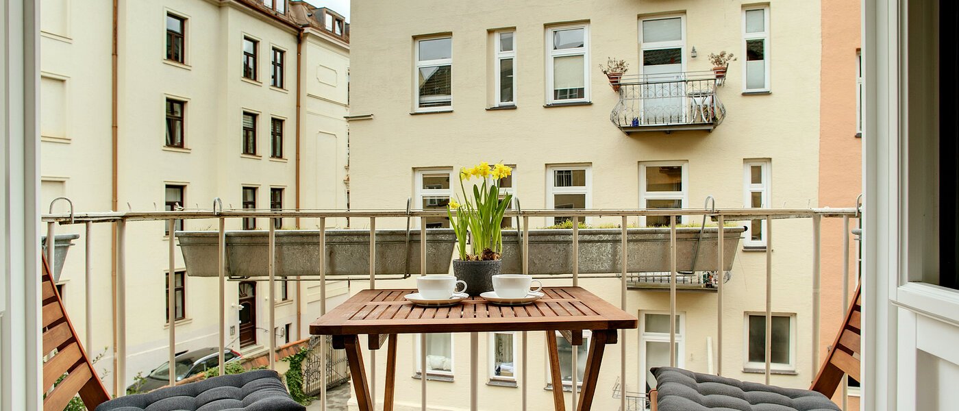 appartement München Lehel 01 balcon 7684