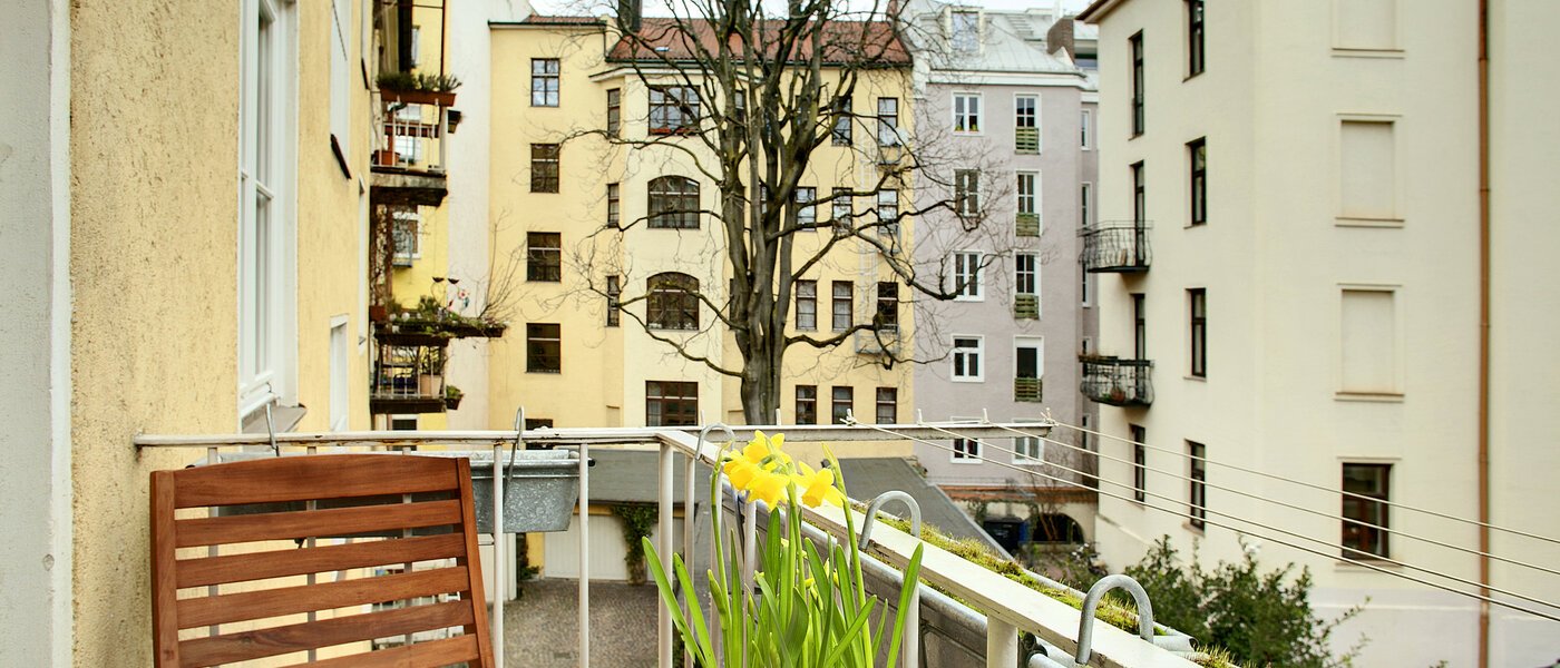 appartement München Lehel 02 balcon 7684