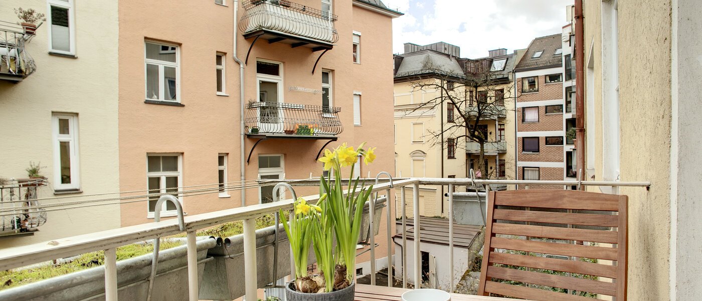 appartement München Lehel 03 balcon 7684