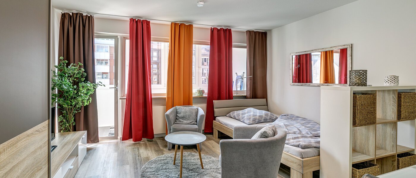 appartement München Schwabing (links der Leopoldstraße) 01 pièce à vivre 7687