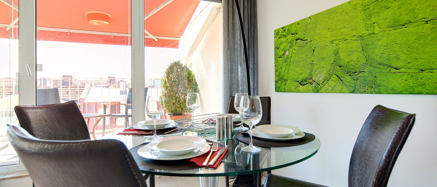 appartement avec terrasse sur le toit München Schwabing-West (rund um den Hohenzollernplatz) 05 cuisine 7704