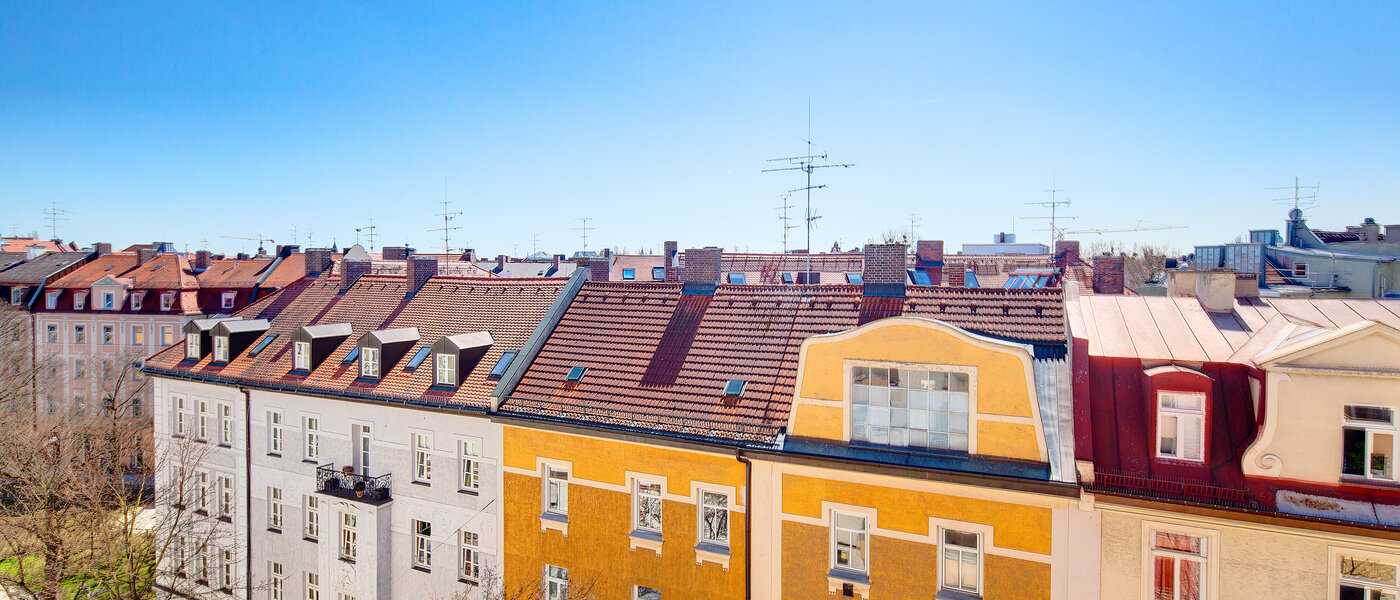 appartement avec terrasse sur le toit München Schwabing-West (rund um den Hohenzollernplatz) 01 vue 7704