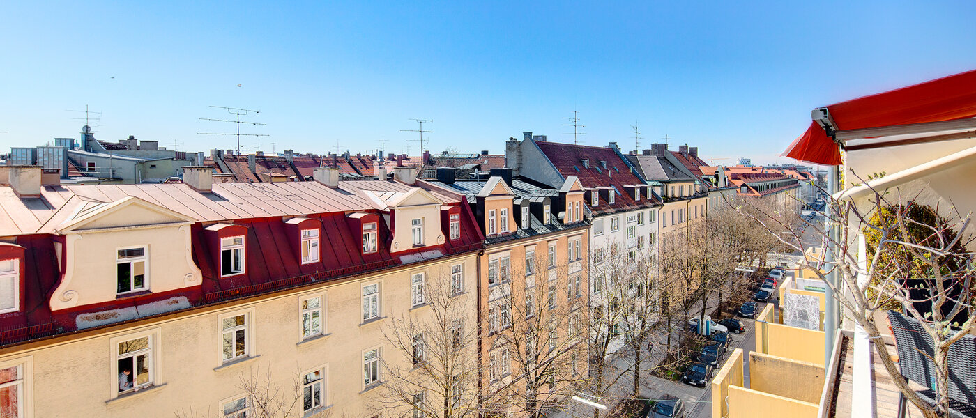 appartement avec terrasse sur le toit München Schwabing-West (rund um den Hohenzollernplatz) 02 vue 7704