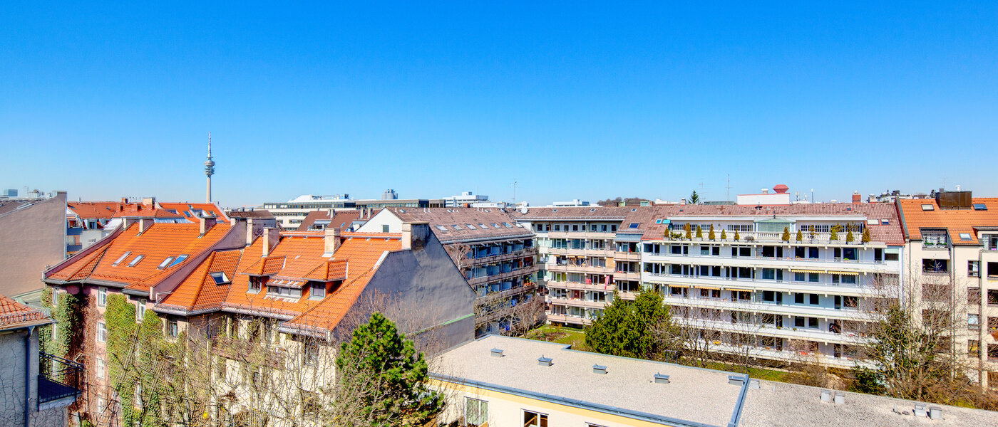 appartement avec terrasse sur le toit München Schwabing-West (rund um den Hohenzollernplatz) 03 vue 7704