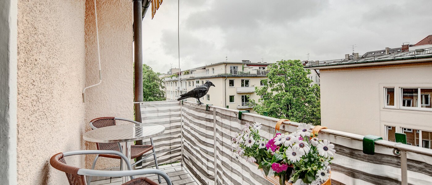 appartement München Schwabing (links der Leopoldstraße) 01 balcon 7776