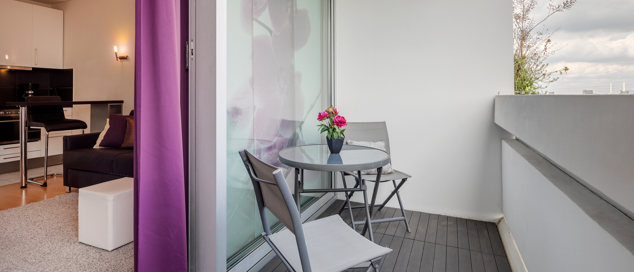 studio München Arabellapark 01 balcon 7848