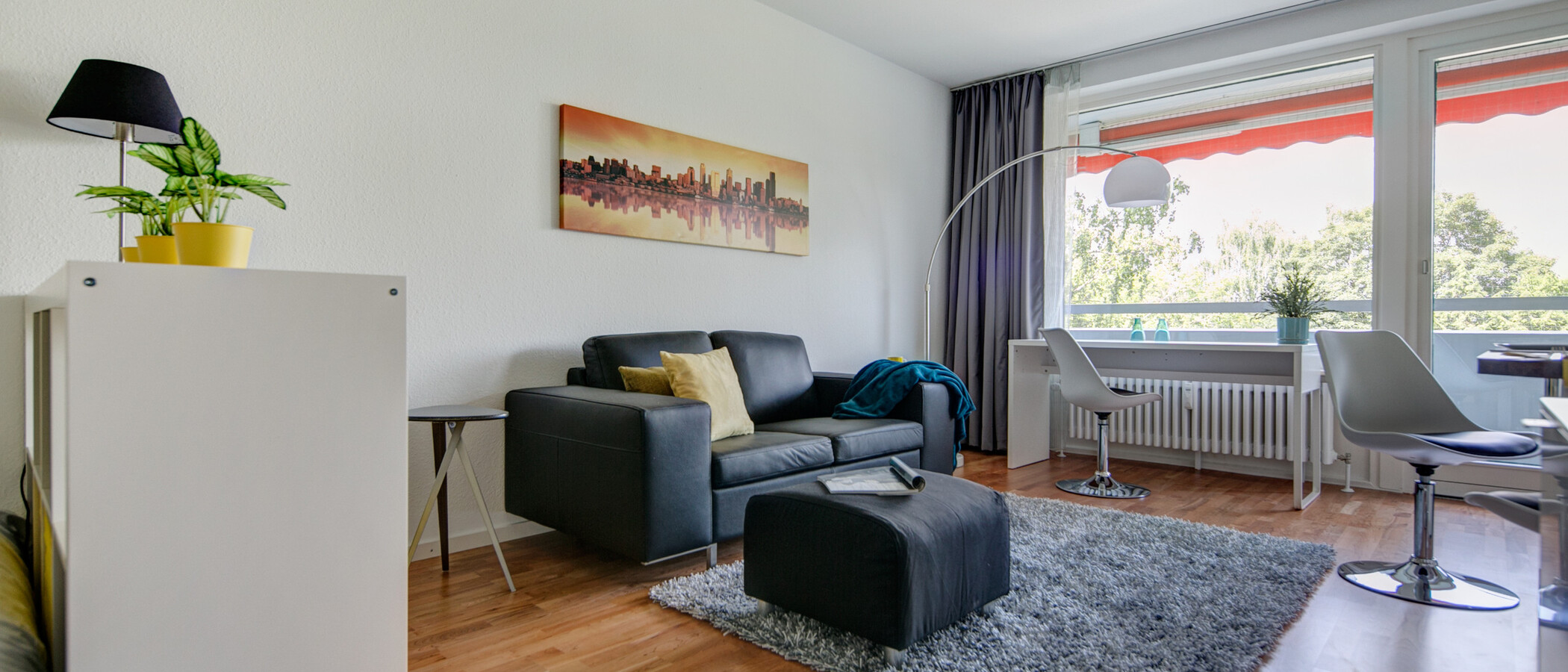 appartement München Parkstadt Solln 01 salon 7891