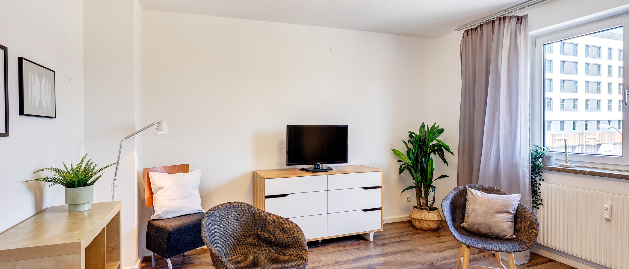 appartement München Berg am Laim 04 salle de séjour 7897