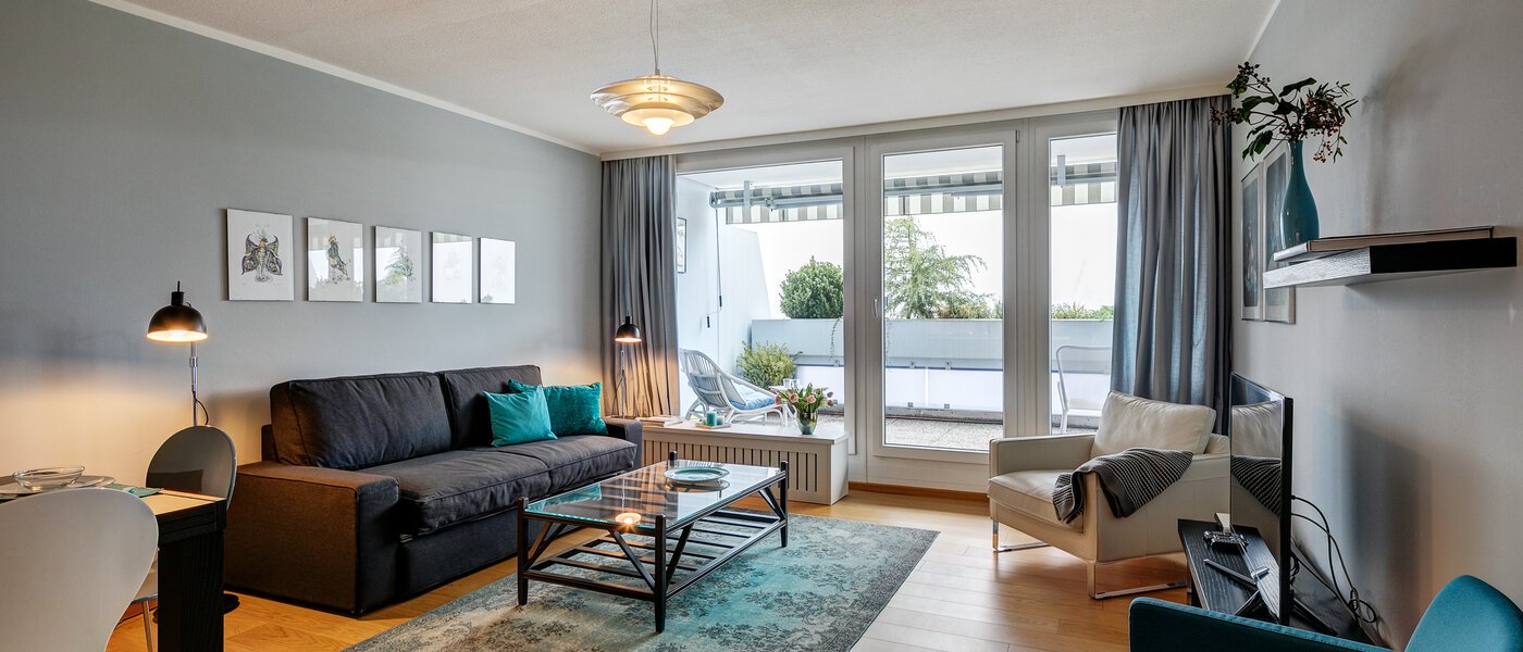 appartement München Olympiadorf 01 salon 7900