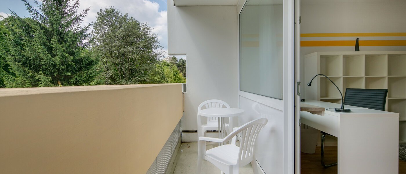 studio München Obersendling 01 balcon 7921