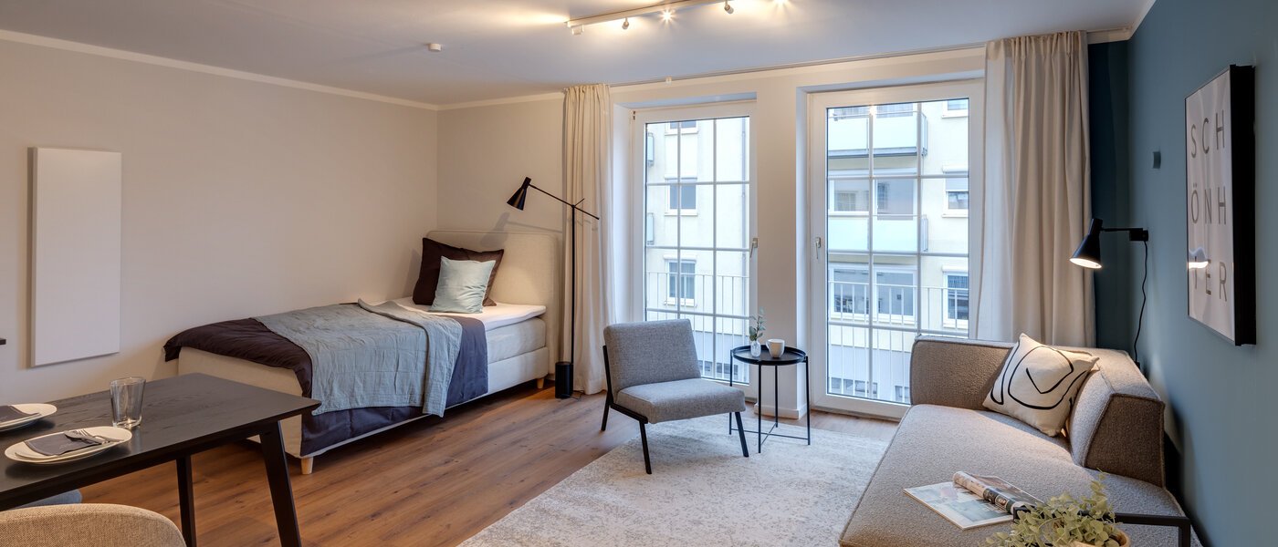 appartement München Neuhausen 03 pièce à vivre 7952