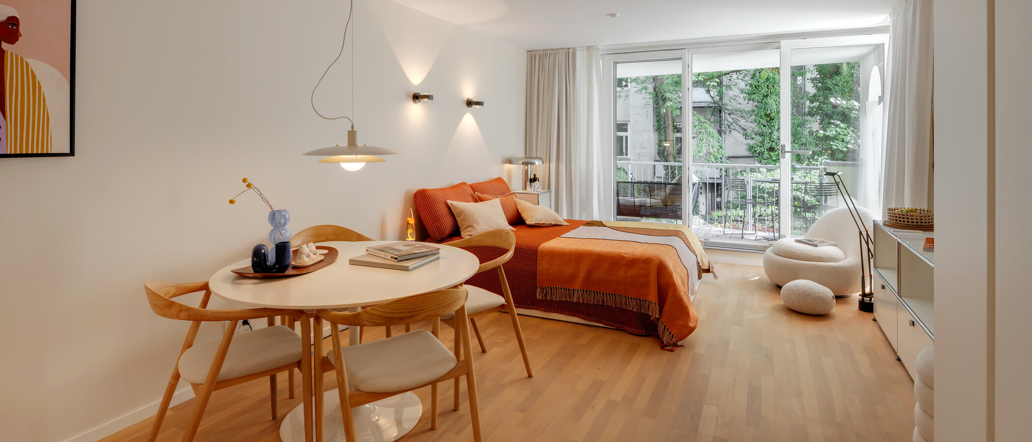appartement München Schwabing-West (rund um den Hohenzollernplatz) 01 pièce à vivre 7964