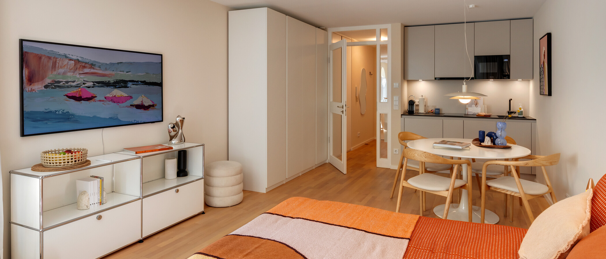 appartement München Schwabing-West (rund um den Hohenzollernplatz) 03 pièce à vivre 7964
