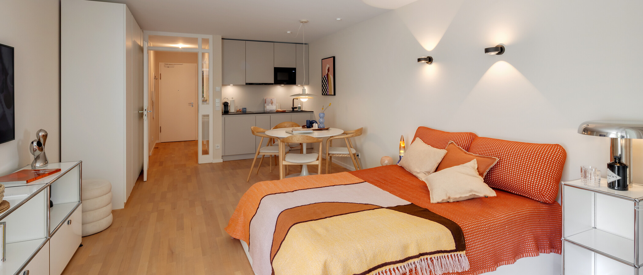 appartement München Schwabing-West (rund um den Hohenzollernplatz) 04 pièce à vivre 7964
