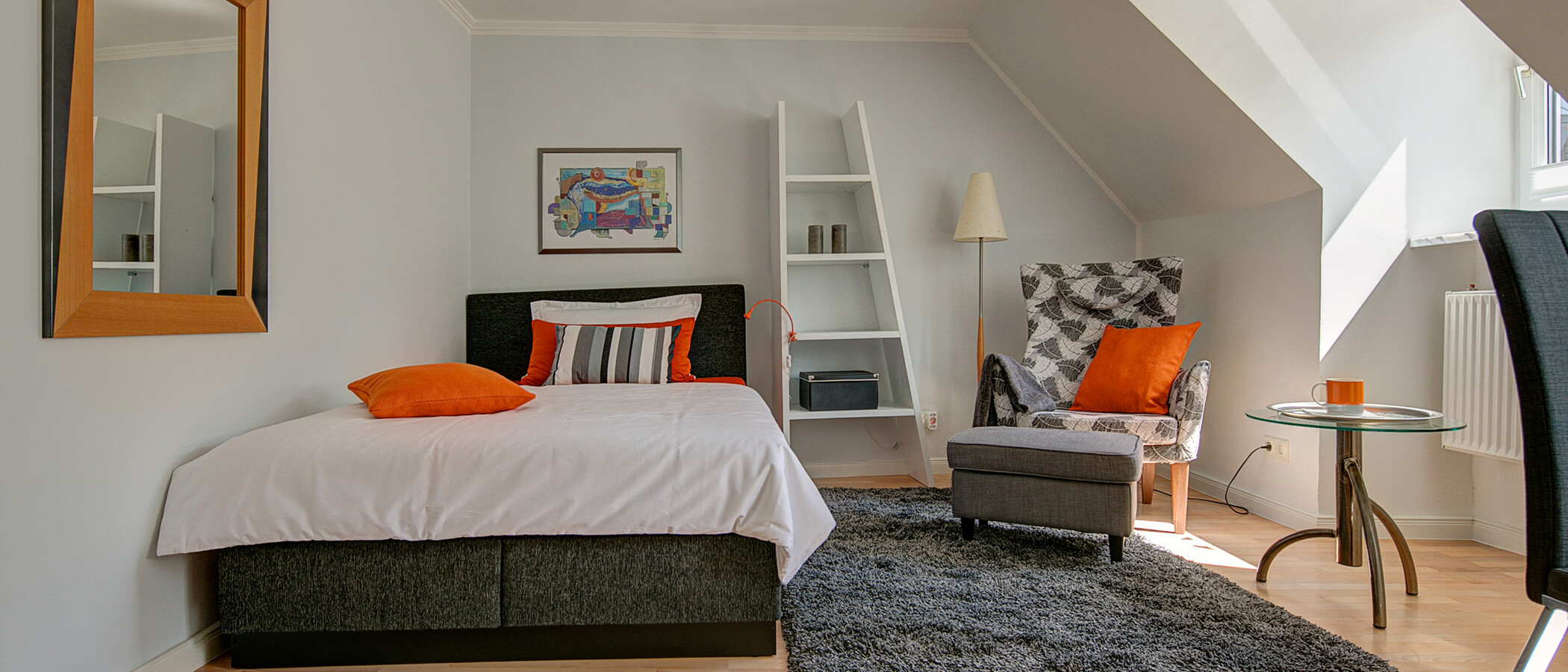 appartement sous les toits München Altstadt 04 salon 8000