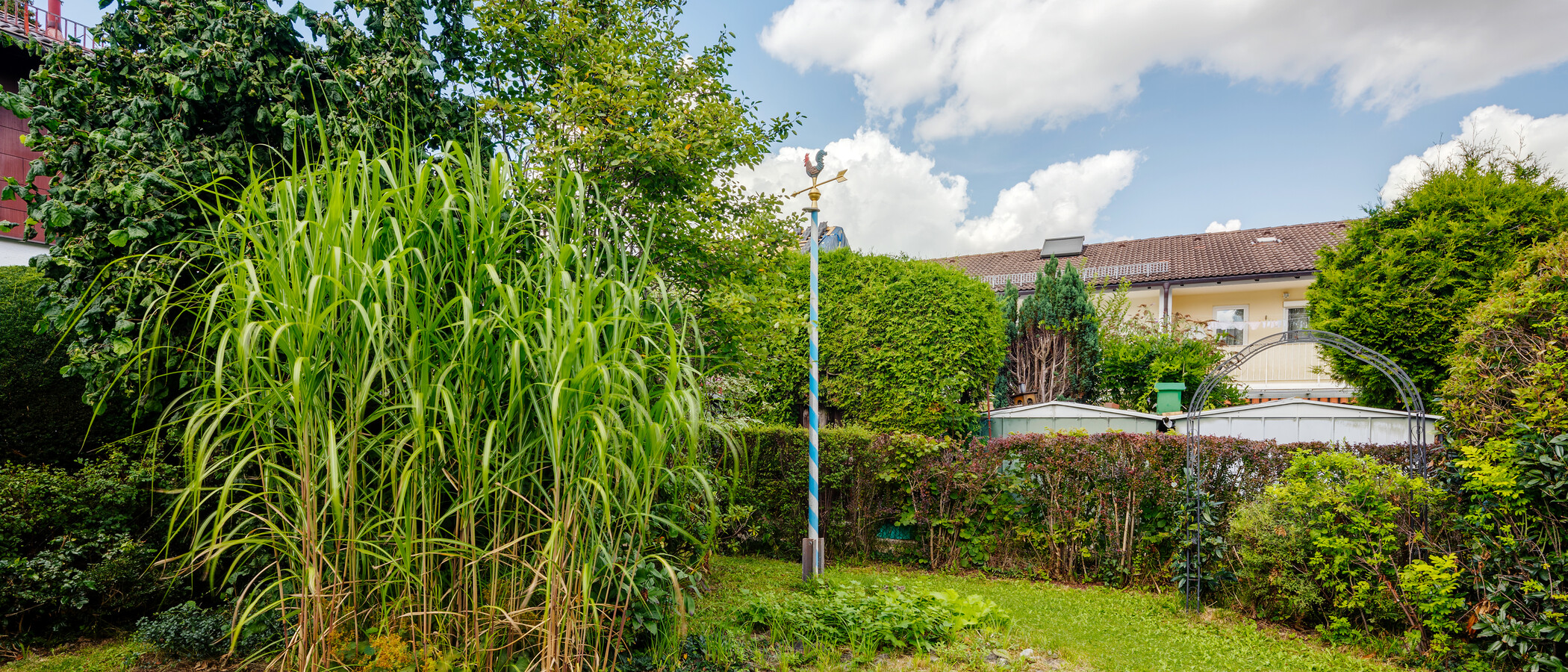 dernière maison de la rangée de maisons mitoyennes München Ramersdorf 01 jardin 8036
