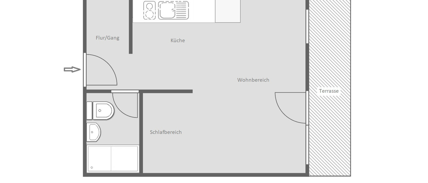 appartement München Laim 01 plan d'étage 8067
