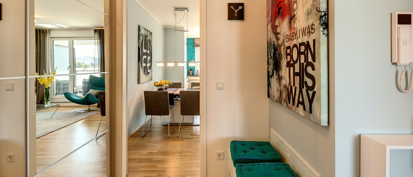 appartement München Nymphenburg 01 entrée/couloir 8090