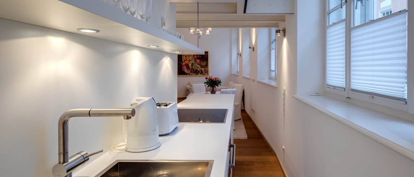 appartement avec mezzanine München Maxvorstadt 03 cuisine 8163