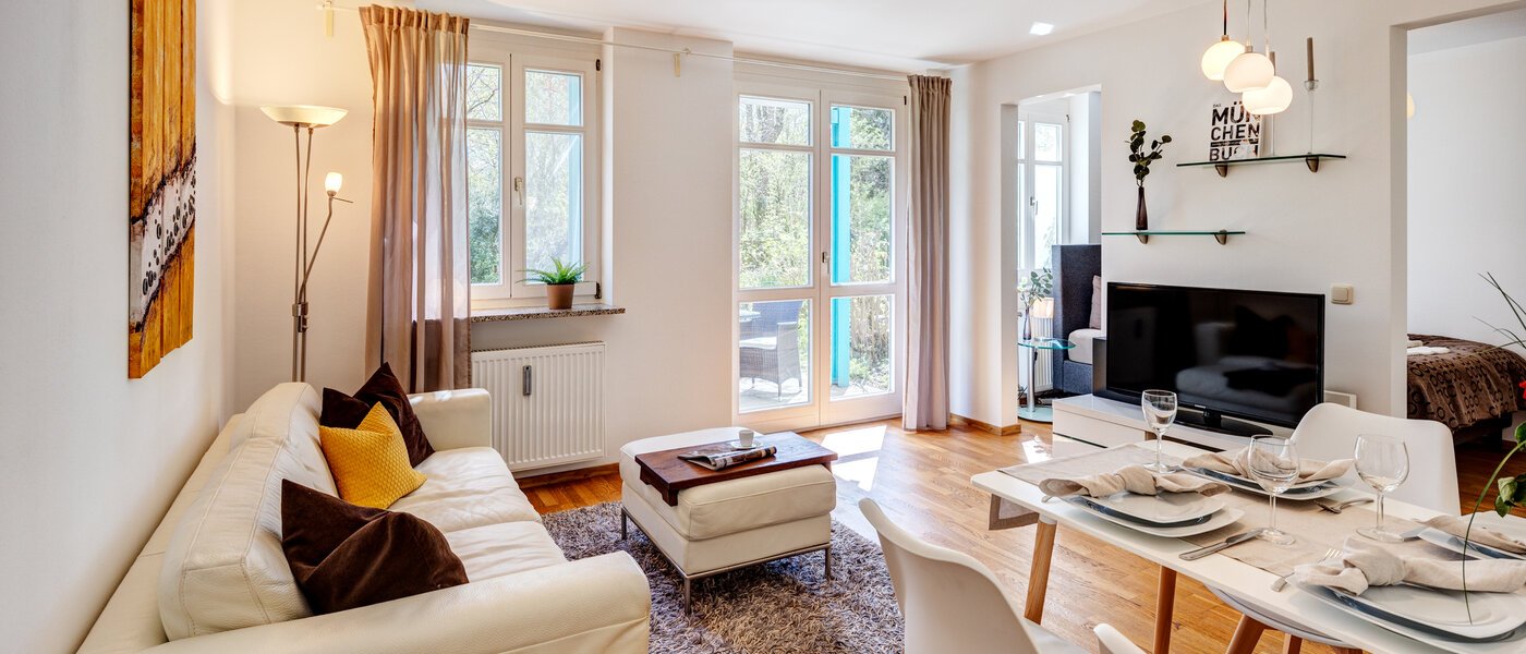 appartement avec jardin Haar 01 pièce à vivre 8167