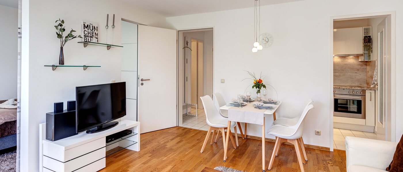 appartement avec jardin Haar 03 pièce à vivre 8167