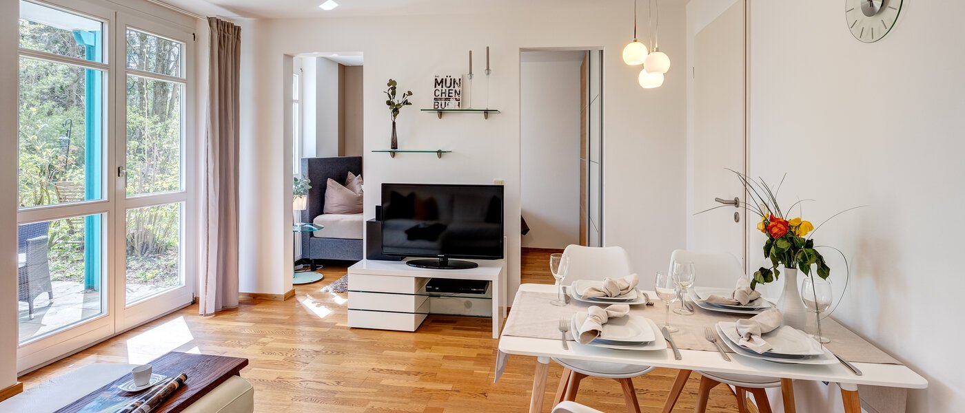 appartement avec jardin Haar 04 pièce à vivre 8167