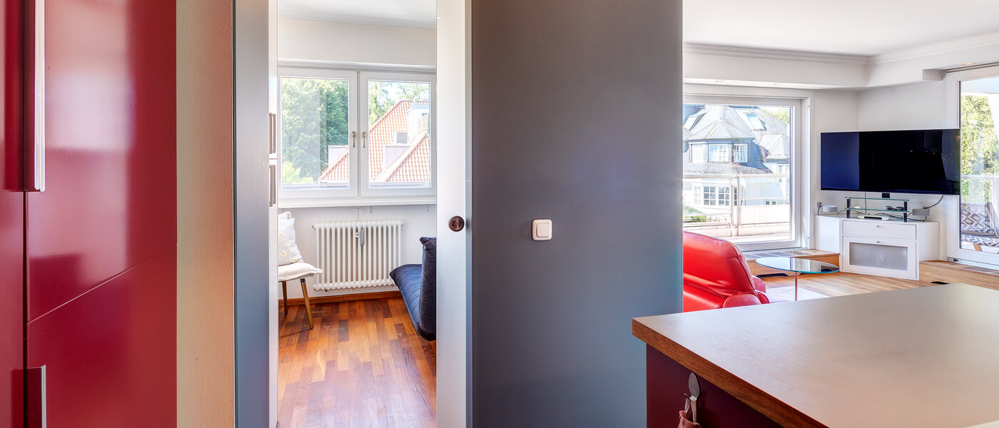 appartement sous les toits München Menterschwaige 03 cuisine 8181