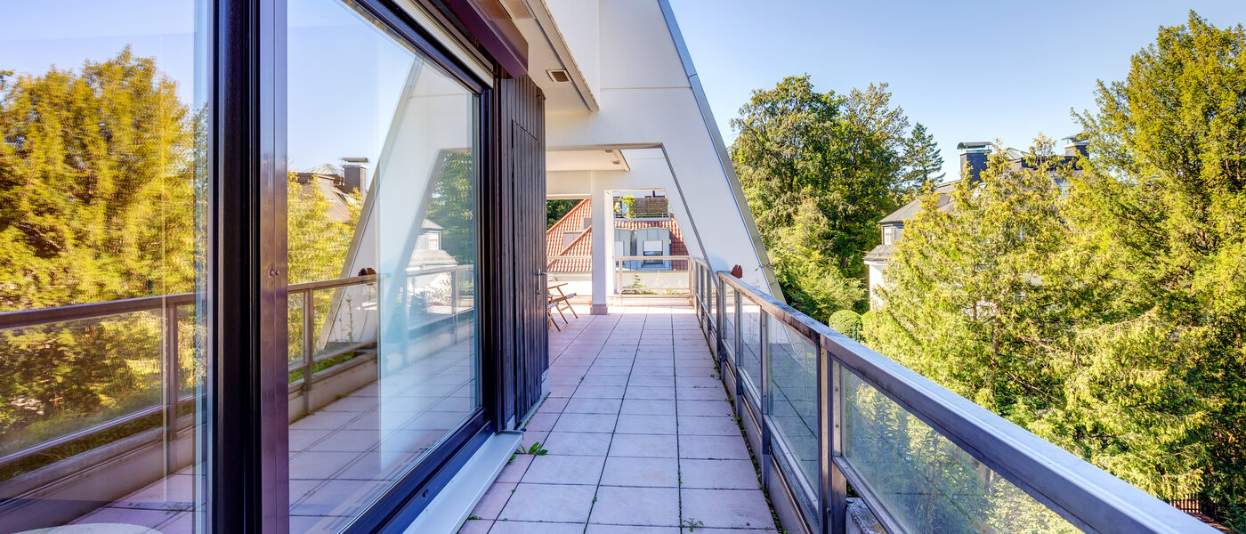 appartement sous les toits München Menterschwaige 02 terrasse sur le toit 8181