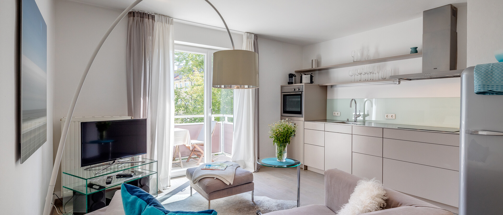 appartement München Schwabing 01 salle de séjour 8204